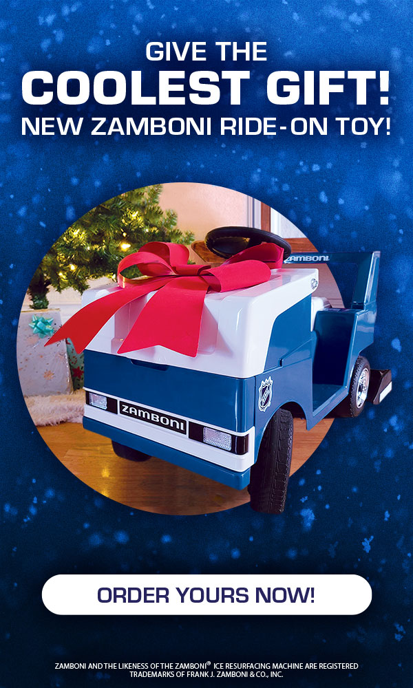 🎁New Zamboni rideon toy car! NHL